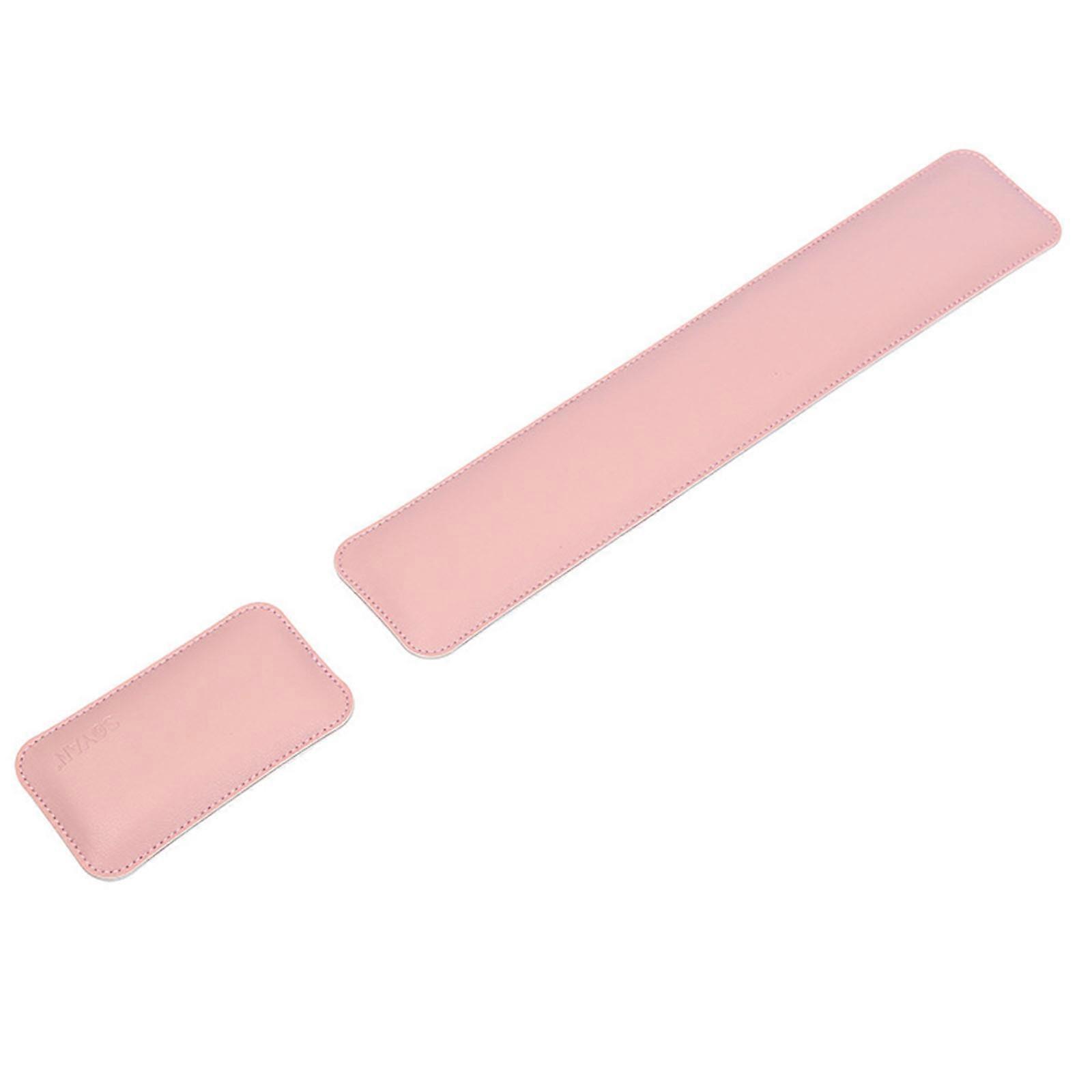 Double-sided PU Leather Mouse Wrist Cushion Keyboard Wrist Rest Tray Mouse Pad