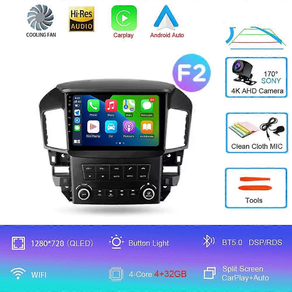 For Lexus RX300 XU10 1997 - 2003 Carplay Auto 4G+WIFI GPS Car Radio Navigation Multimedia Video Player Stereo BT Android 14