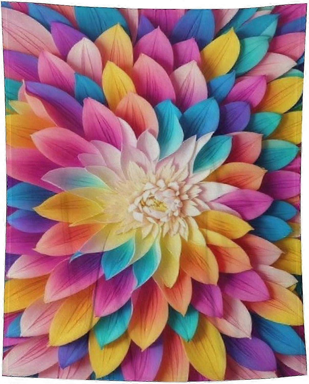 t1949 Cobertor Flores Cobertor Lance Colcha Macio Fofo Quente Luz Flanela Tecido Design para Capa de Edredão Colcha Tapete Cobertor bn1949