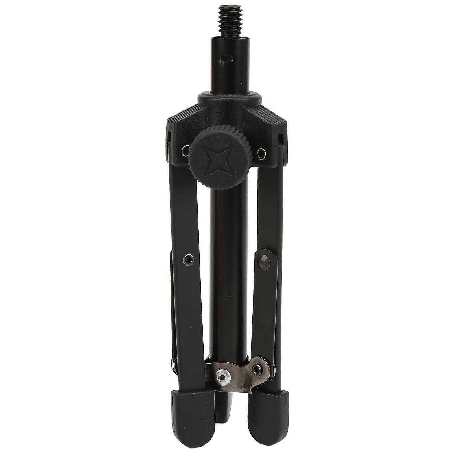 Mini Portable Tripod Microphone Stand Adjustable Height Desktop Microphone Stand with 3/8 Inch Screw