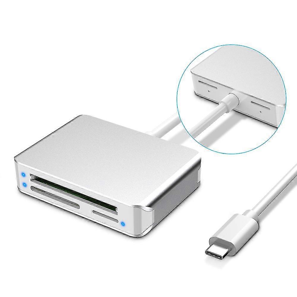 Multifunction Card Reader All-in-one Usb3.0 Card Reader Cf / Sd / Tf Card Reader Type-c