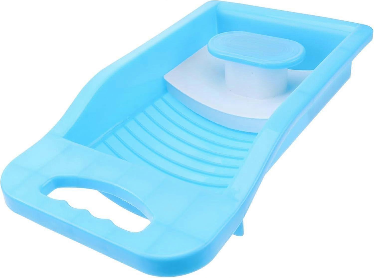 Mini Hand Wash Clothes Wringer - Portable Manual Laundry Board Handle Washboard for Hand Washing Clothes