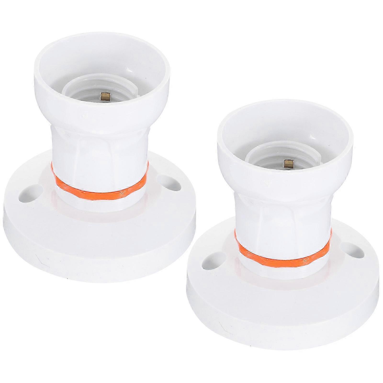 2pcs Light Socket E27/B22 Base Light Bulb Plug Ceiling Lamp Socket Adapter