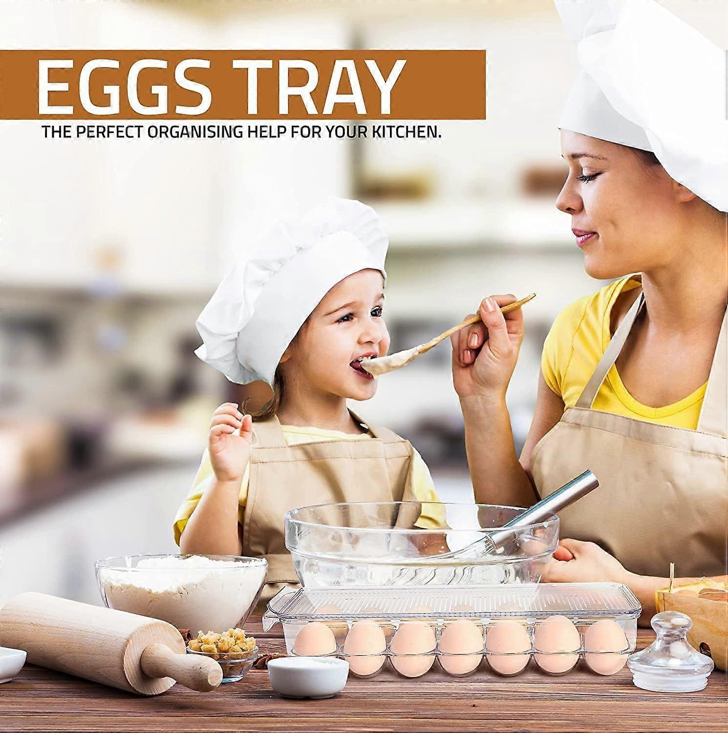 Stackable egg organizer for refrigerator egg compartments for eggs special egg racks egg tray box shelf support