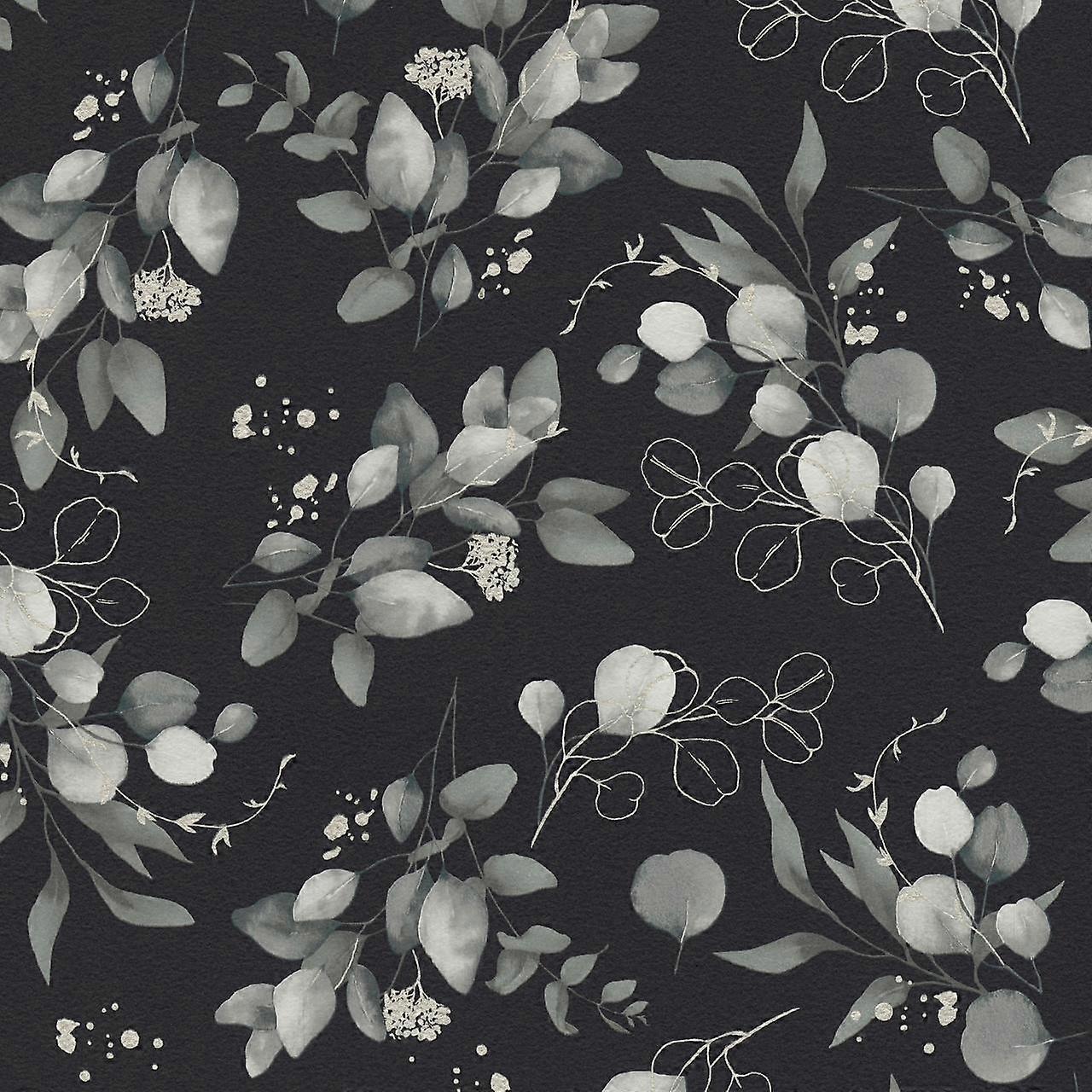 AS Creation Pure Elegance Floral Black