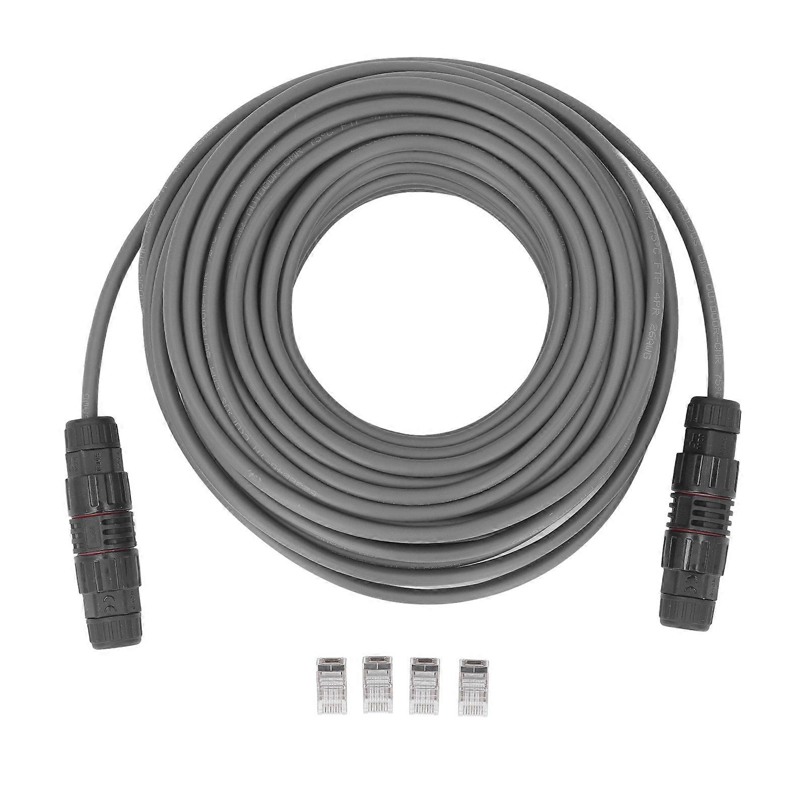 75FT Cable Extension Repair Kit for Starlink IP68 Waterproof Oxygen Free Copper Replacement Cable Extender to 150ft