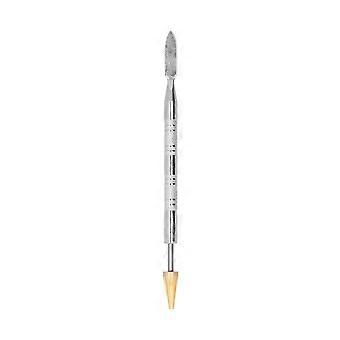 Leather Edge Dye Pen Dual Purpose Double Head Design Use Easily Prevent Corrosion Edge Treatment Roller Pen for Bag BeltGold Head