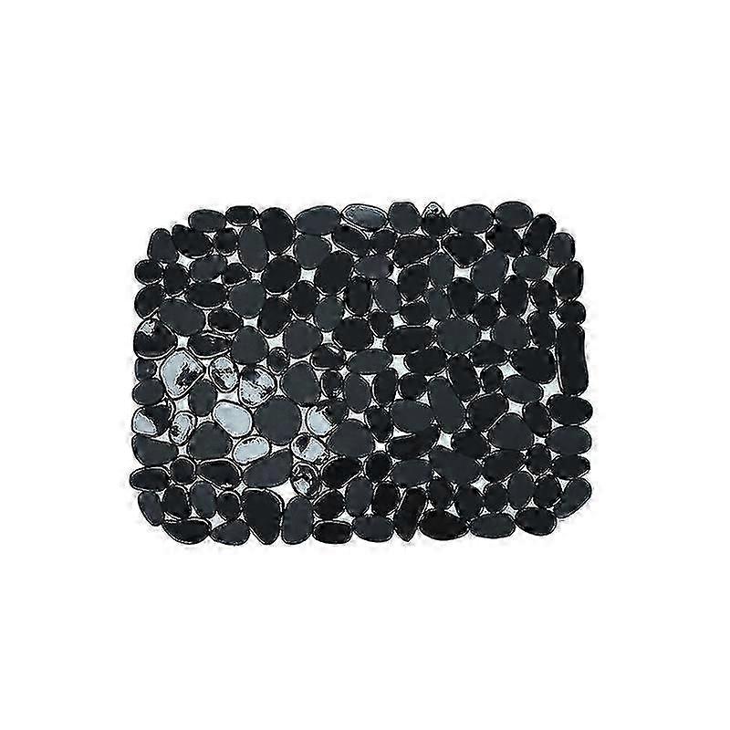 Solid Black Multifunctional Kitchen Non-slip Placemat