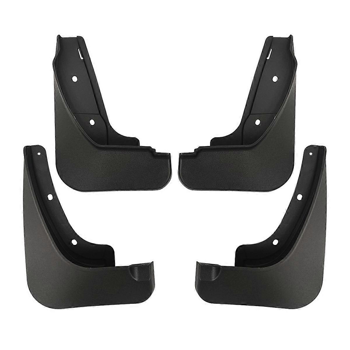 4 Pcs Mudguard Splash Guard Front and Rear Wheel Mudguard for 2024 Soft Rubber Material Fenders
