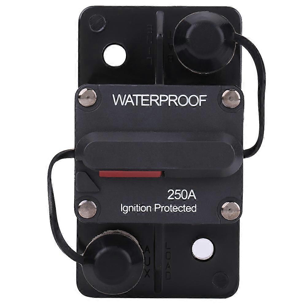 Wasserdichter Leistungsschalter mit manuellem Reset-Knopf Sicherungswechselrichter für Auto RV Marine Boot 250A