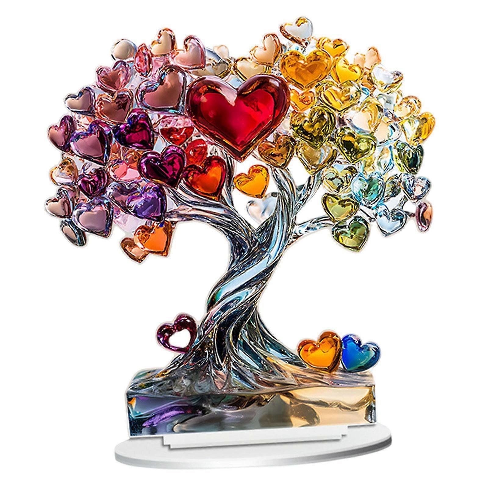 Acrylic Desktop Decor Attractive 2D Flat Sign for Holiday Home Display Shelf 18.5cmx20cm