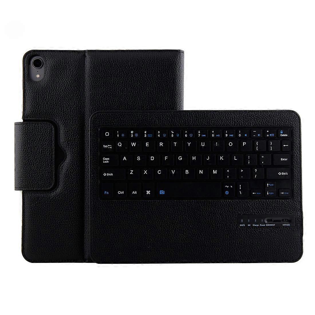 IP011 Detachable Bluetooth 3.0 ABS Keyboard + Litchi Texture Leather Tablet Case for iPad Pro 11 inch , with Sleep Function