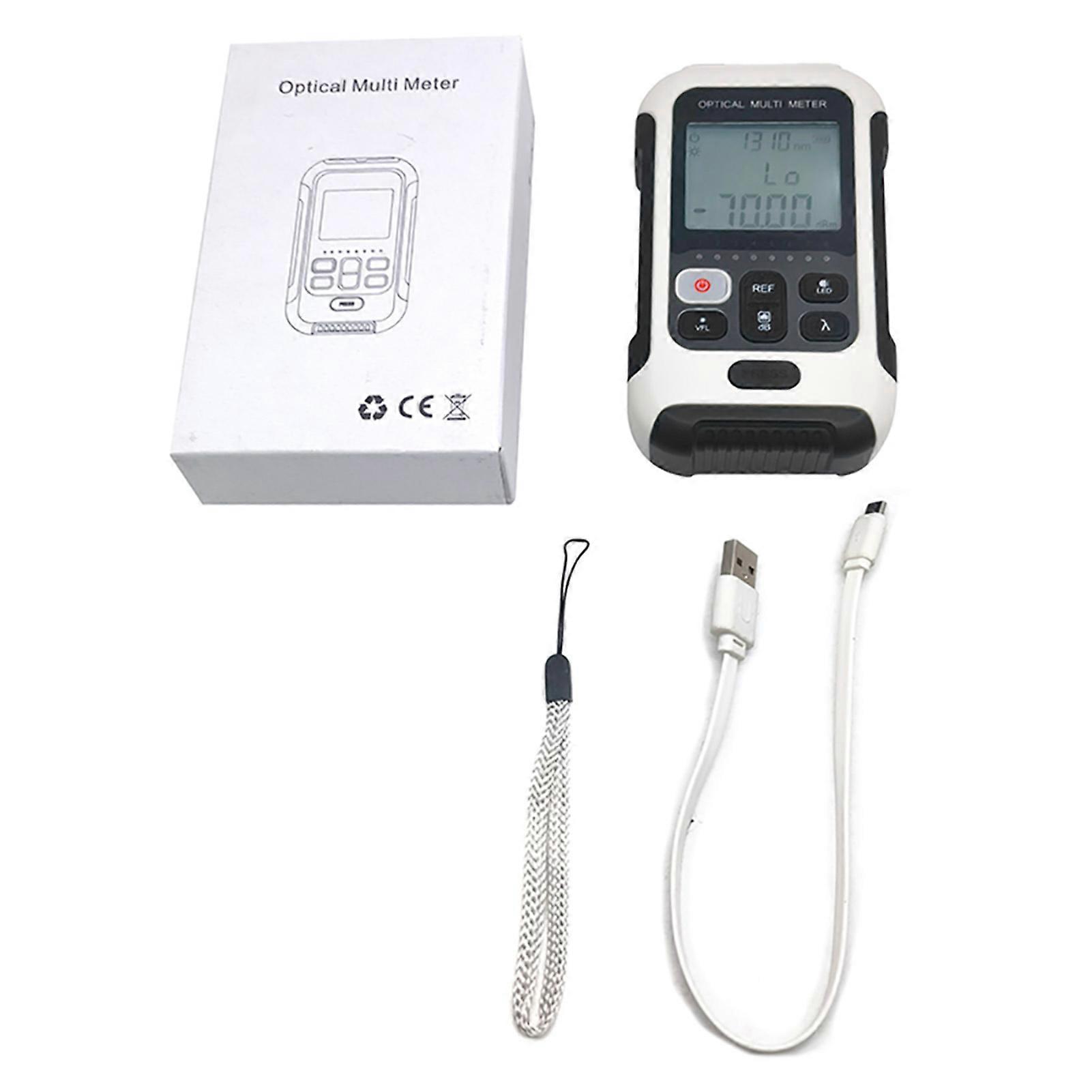 3 in 1 Optical Power Meter Visual Fault Locator Network Tester Multifunctional Accurate Optical Fiber Power Meter ‑70 to +6dBm