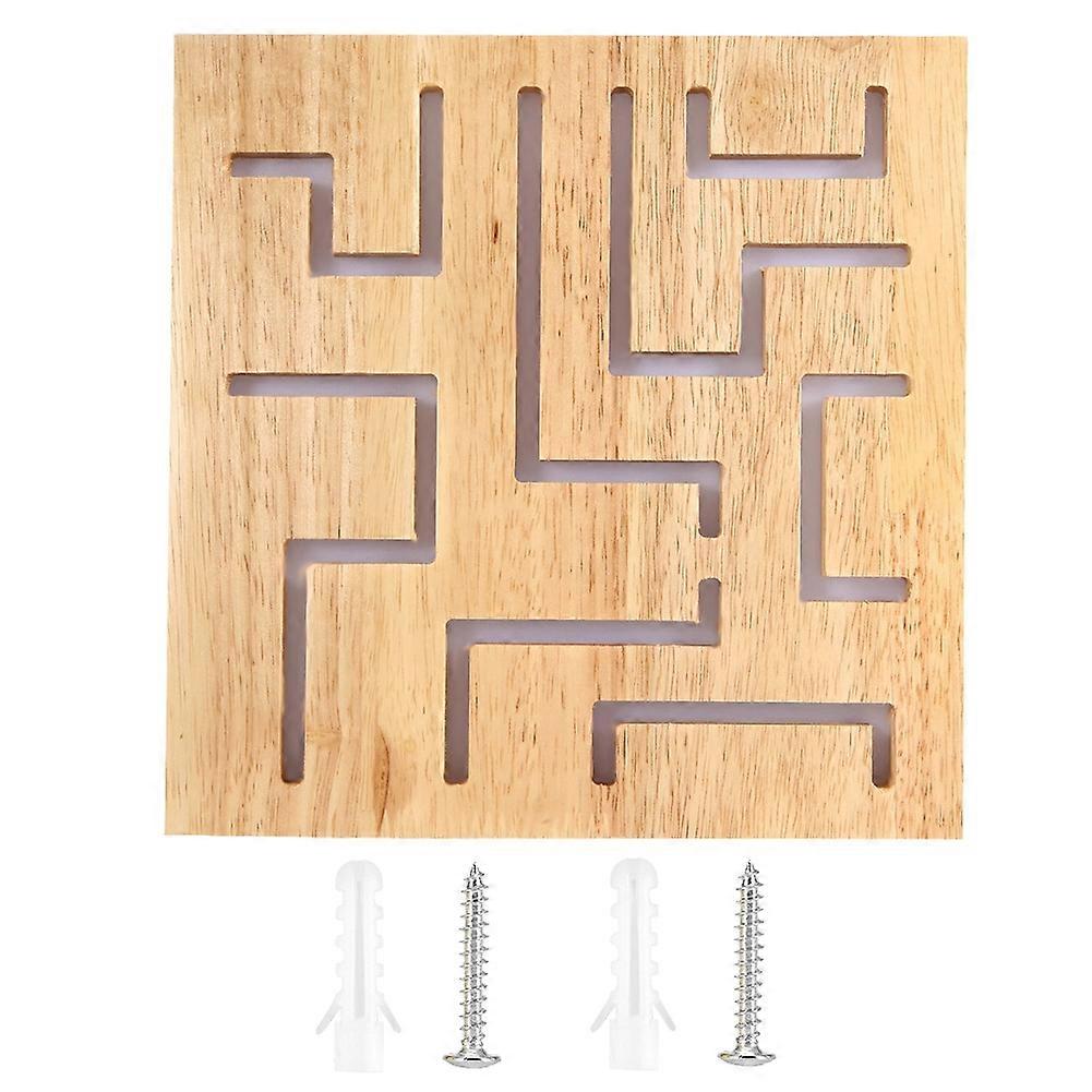 Solid Wood Wall Lamp Creative Simple Fashionable Wooden Study Room Lamp