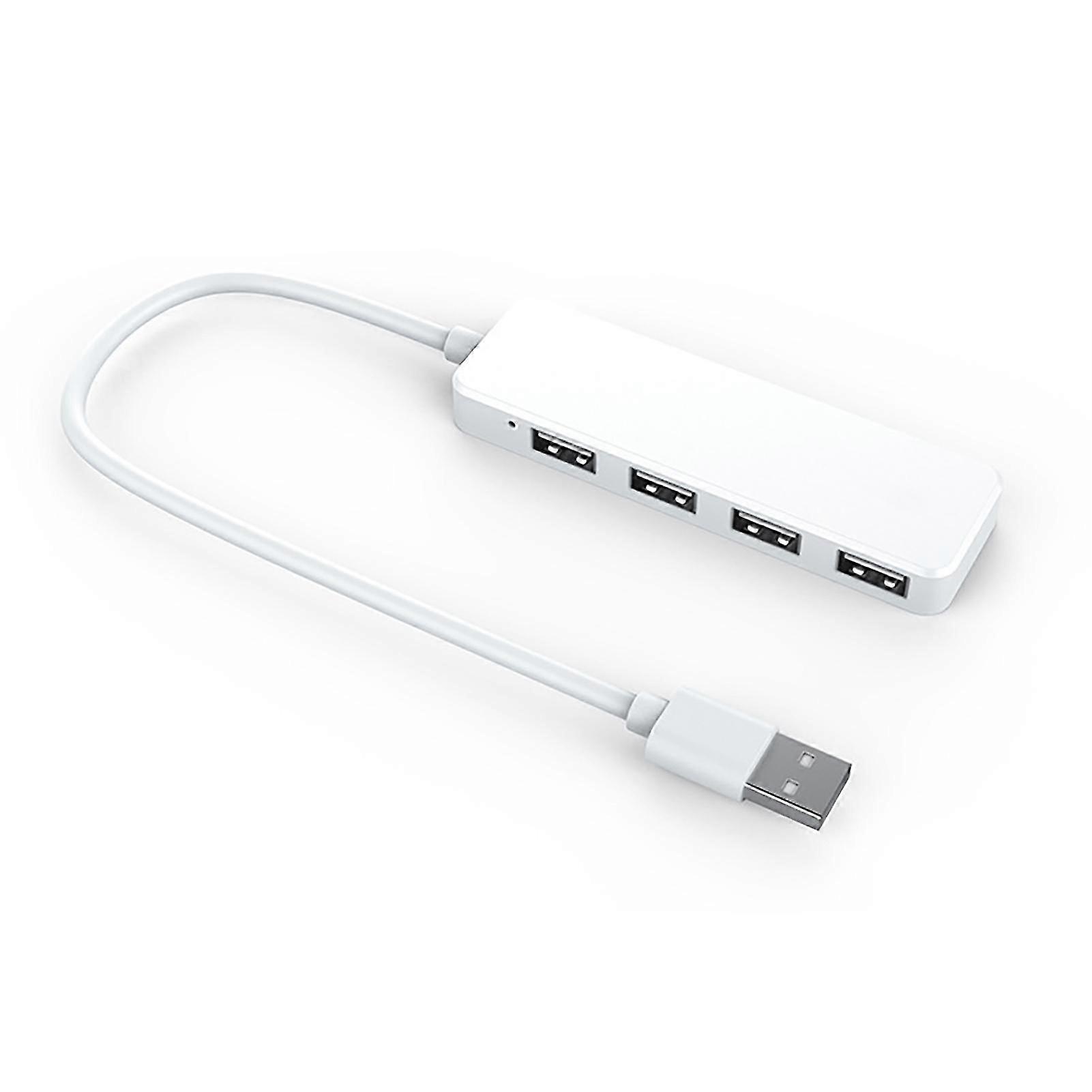 Docking Station Quick Transmission Plug and Play Ultra-thin 4 in 1 USB2.0 Splitter Cable Hub for Computer