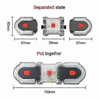 Bicycle indicator light Bicycle front rear indicator rechargeable USB lamp