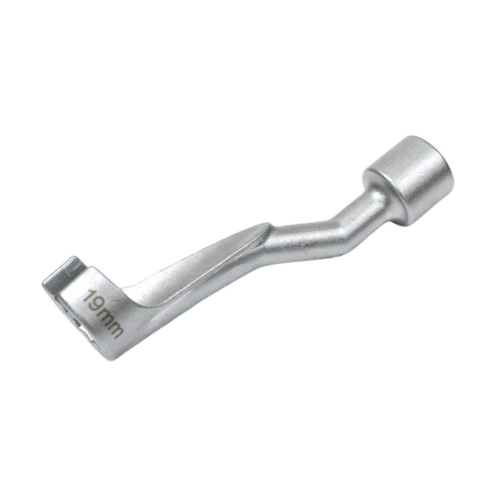 Professional 14mm/17mm/19mm Injector Pipe Wrench Suitable for Mechanics and DIY Enthusiasts Steel Build Ergonomic Design  19mm
