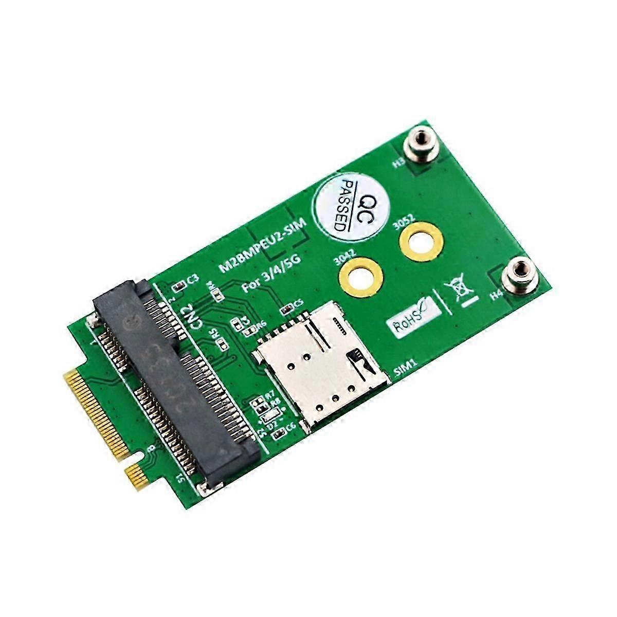 NGFF M.2 B KeyインターフェースからMini PCI-E MPCIEワイヤレスアダプターカード、5G 4G 3G LTE GSMモジュール用、bs付き