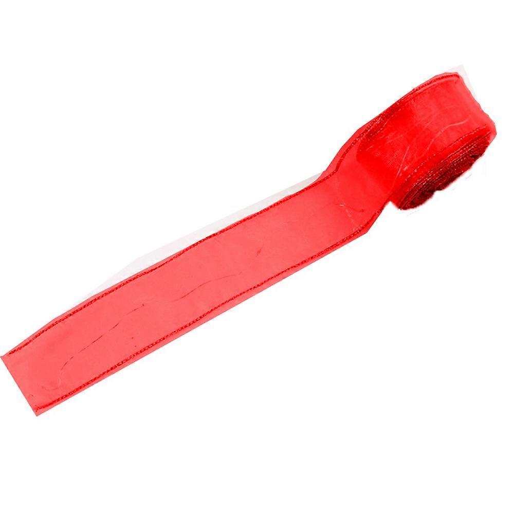 Elegant Sheer Organza Ribbon, Bright Color Mesh Fabric For Diy Crafts, Decorative Ribbon With Durable Material For Multiple Occasions Including