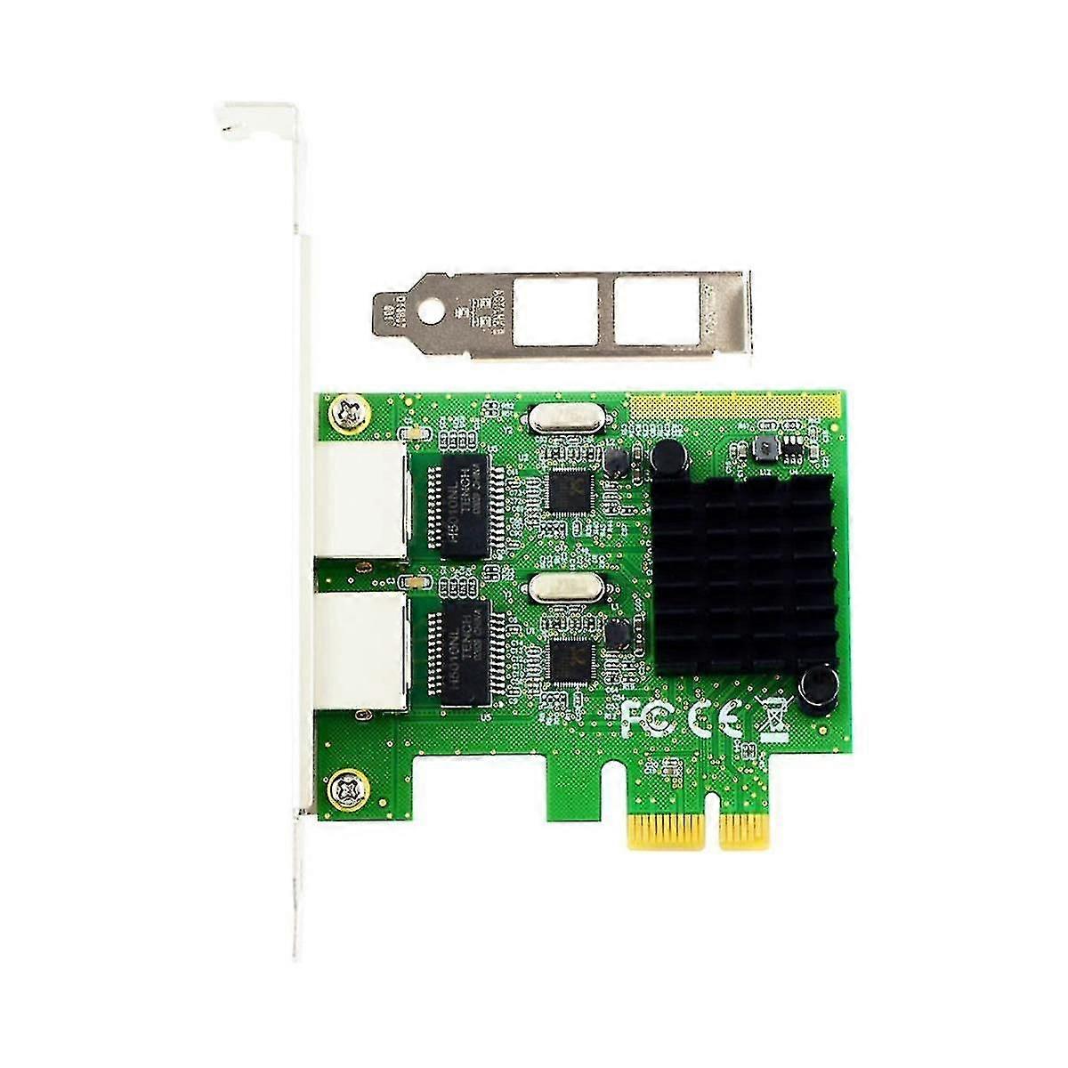 Pci-ex1 Gigabit Ethernet Electrical Port Network Card 1000m Dual-port Desktop Portable Network Card