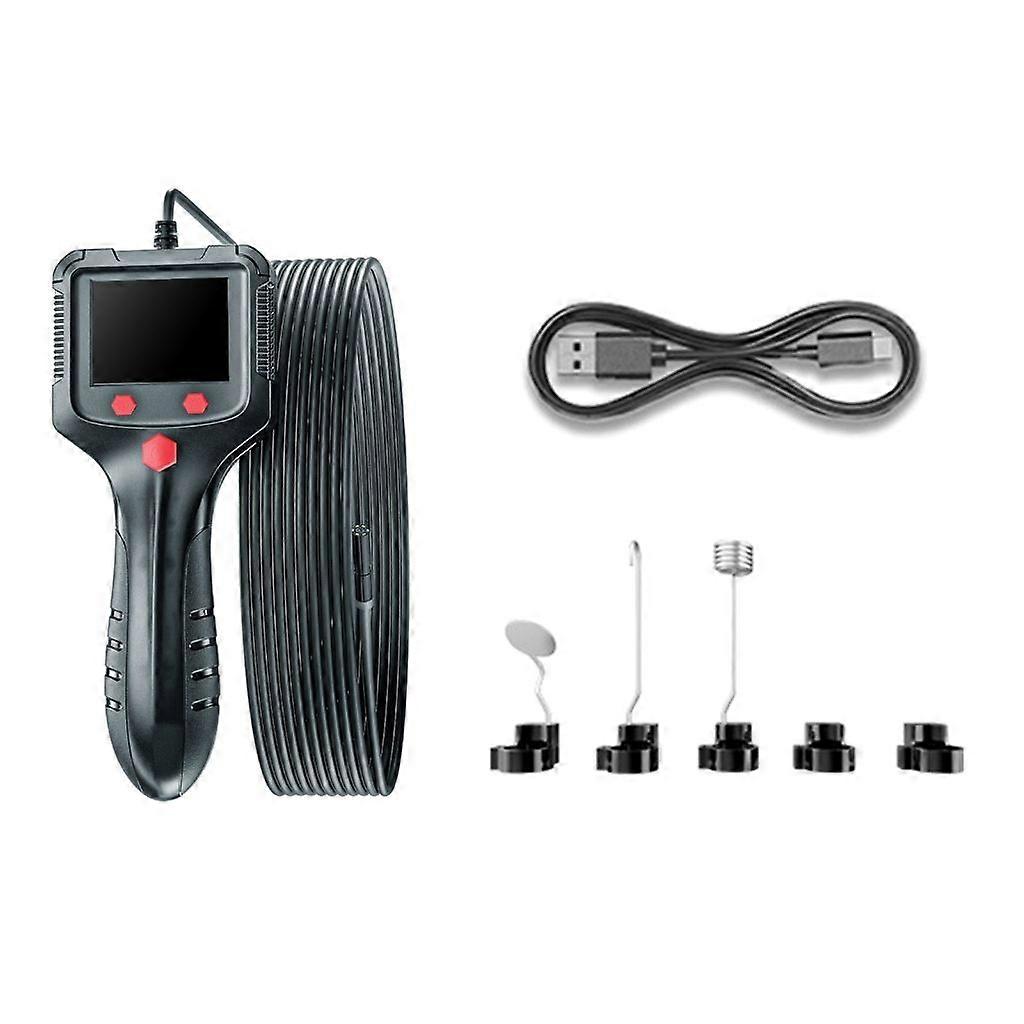 unbrand Portable Industrial Endoscope Camera with Large Screen Inspection Camera set 15 ms Front mir