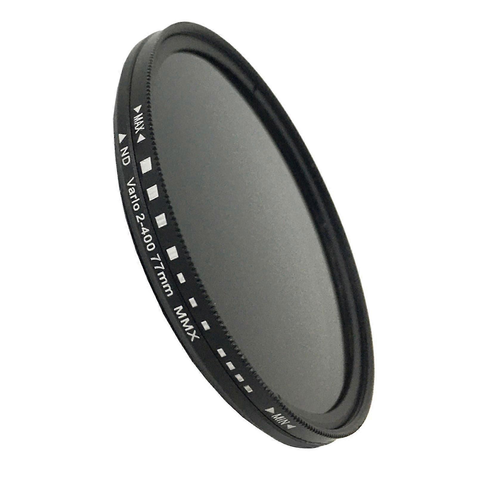 Adjustable ND2 to ND400 Neutral Density Filter Slim Fader for Camera 77mm Neutral Density
