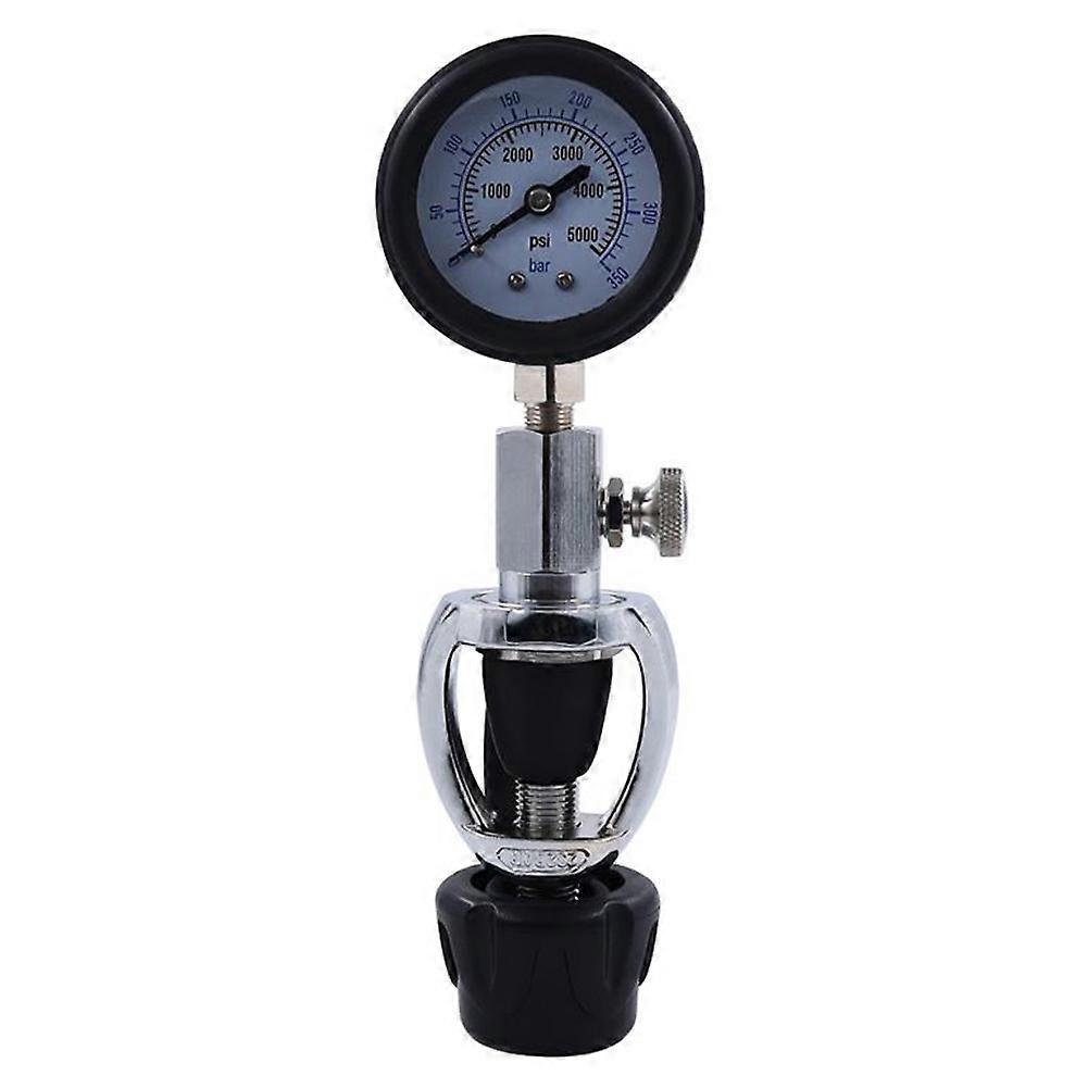 Scuba Diving Yoke Tank Pressure Checker 5000 PSI 350 BAR,Accessories