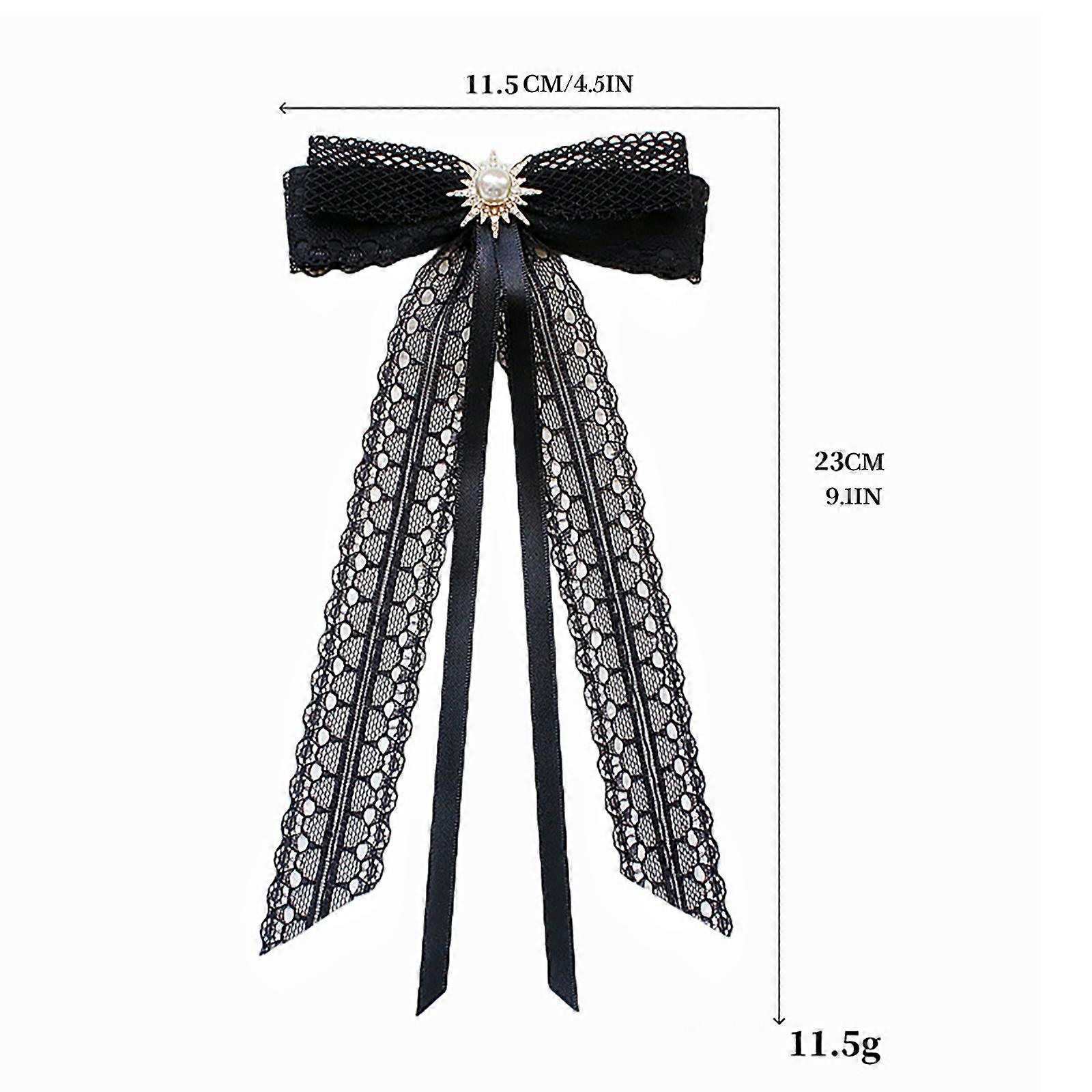 Broche Femme Rétro - Nœud Satin Avec Cristaux Et Perles - Multicolore - Neuf Avec étiquettes
