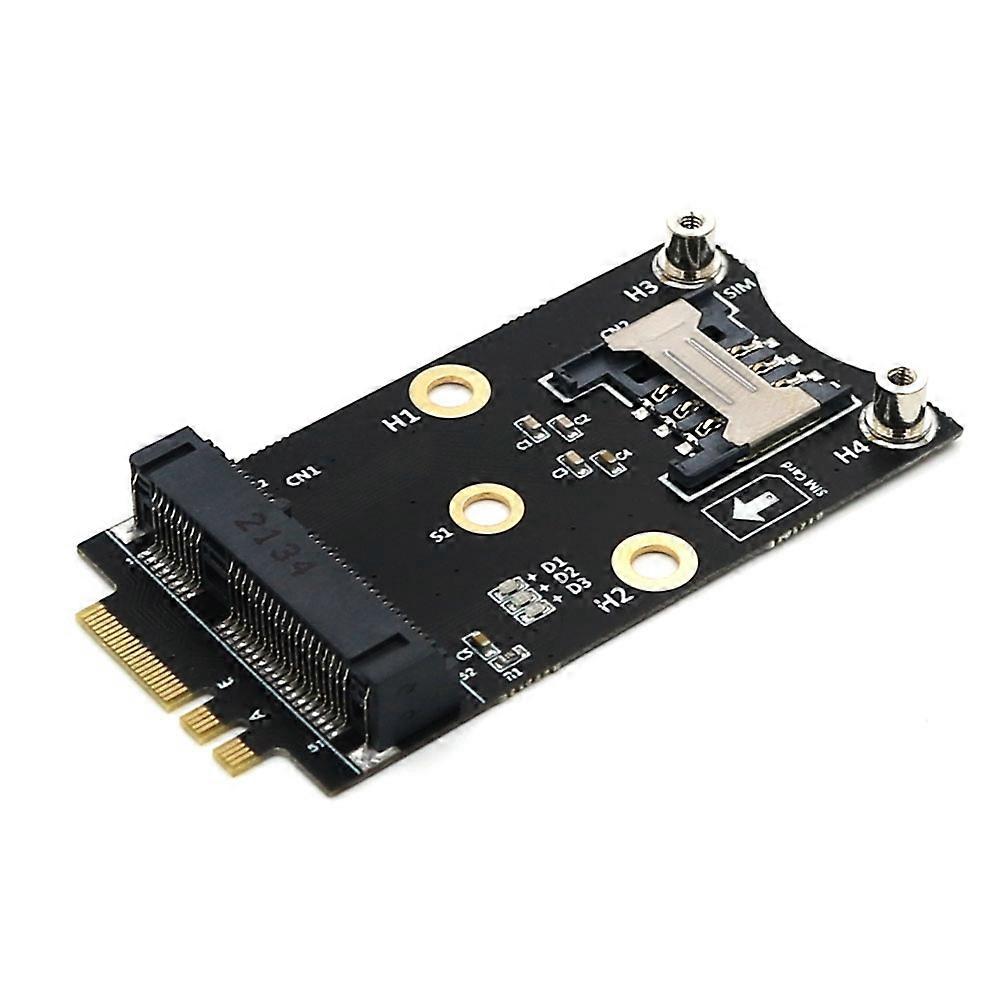 M.2 Wifi Adapter Mini PCIE Draadloze Netwerkkaart naar M2 NGFF Key A+E Wifi Kaart Verhoger met SIM Kaart S