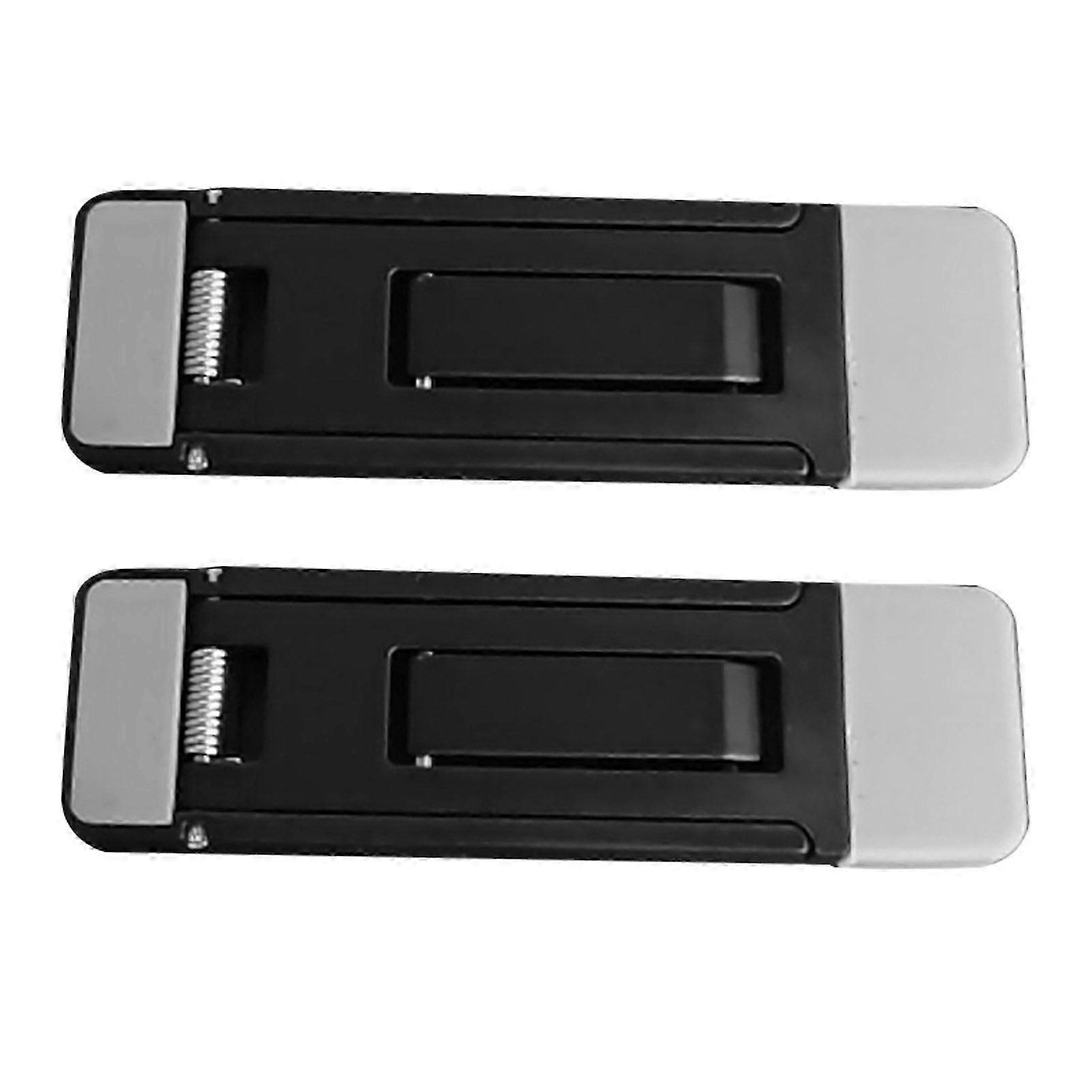 2Pcs Adjustable Laptop Stand High Stability Foldable Design Desk Ergonomic Aluminum Foldable Portable Computer Risers Holder