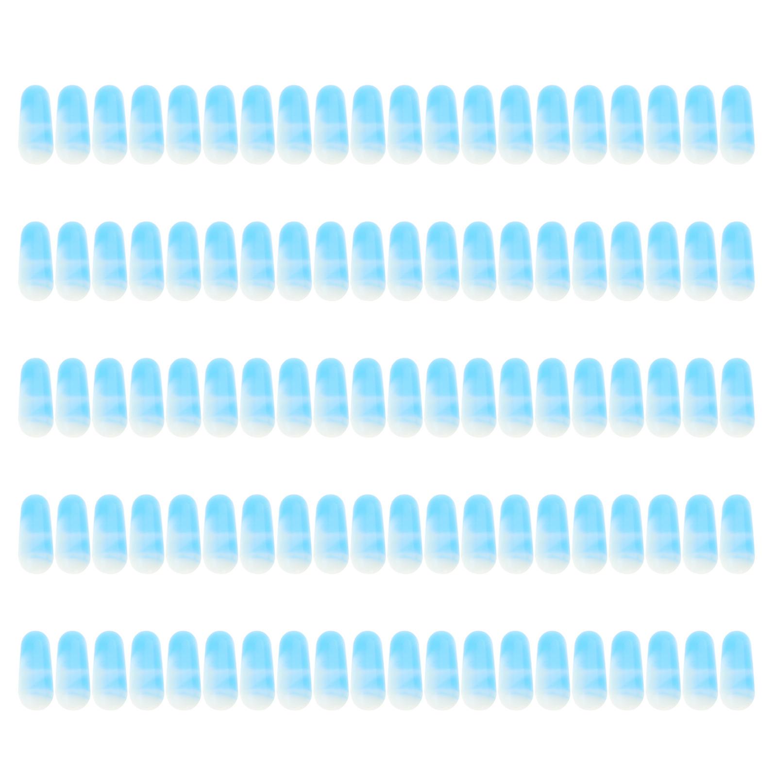 100Pcs λαστιχένια αλιεία Bobbers Stopper οβάλ πλωτήρα Συνδετήρες Space Bean Slide Fishing Tackle εργαλείο εργαλείων εργαλείων εργαλείων εργαλείων αλιείας Medium 9mm