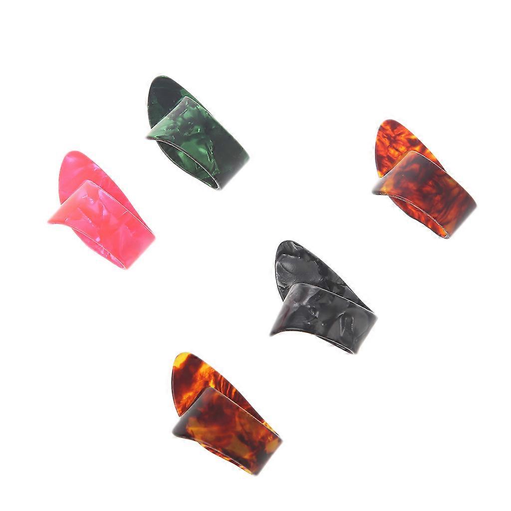 1PC Celluloid Guitar Thumb Pick Plectrums Guitar Plastic New Multi