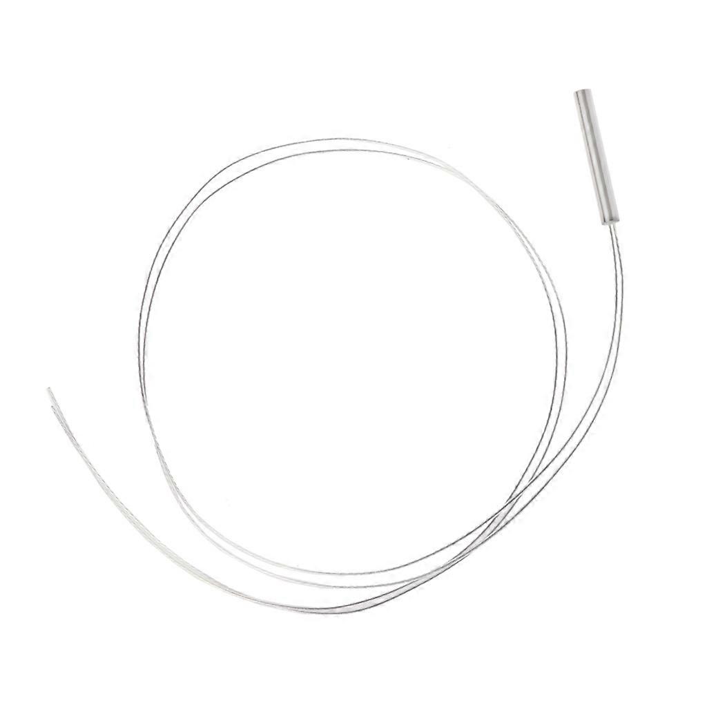 Professional Metal Thermistor Temperature Sensorings Probes with 0.5m Cable Easy Operation Probes ranges ﹣20℃ to 500℃ White