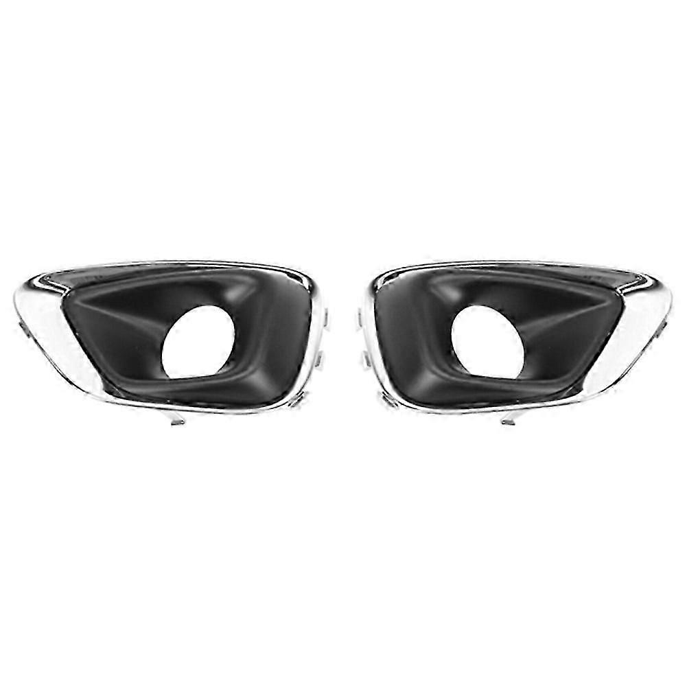 1 Pair for 2014-2017 Compass Front Left Right Side Fog Light Lamp Bezel 68213205AA 68213204AA