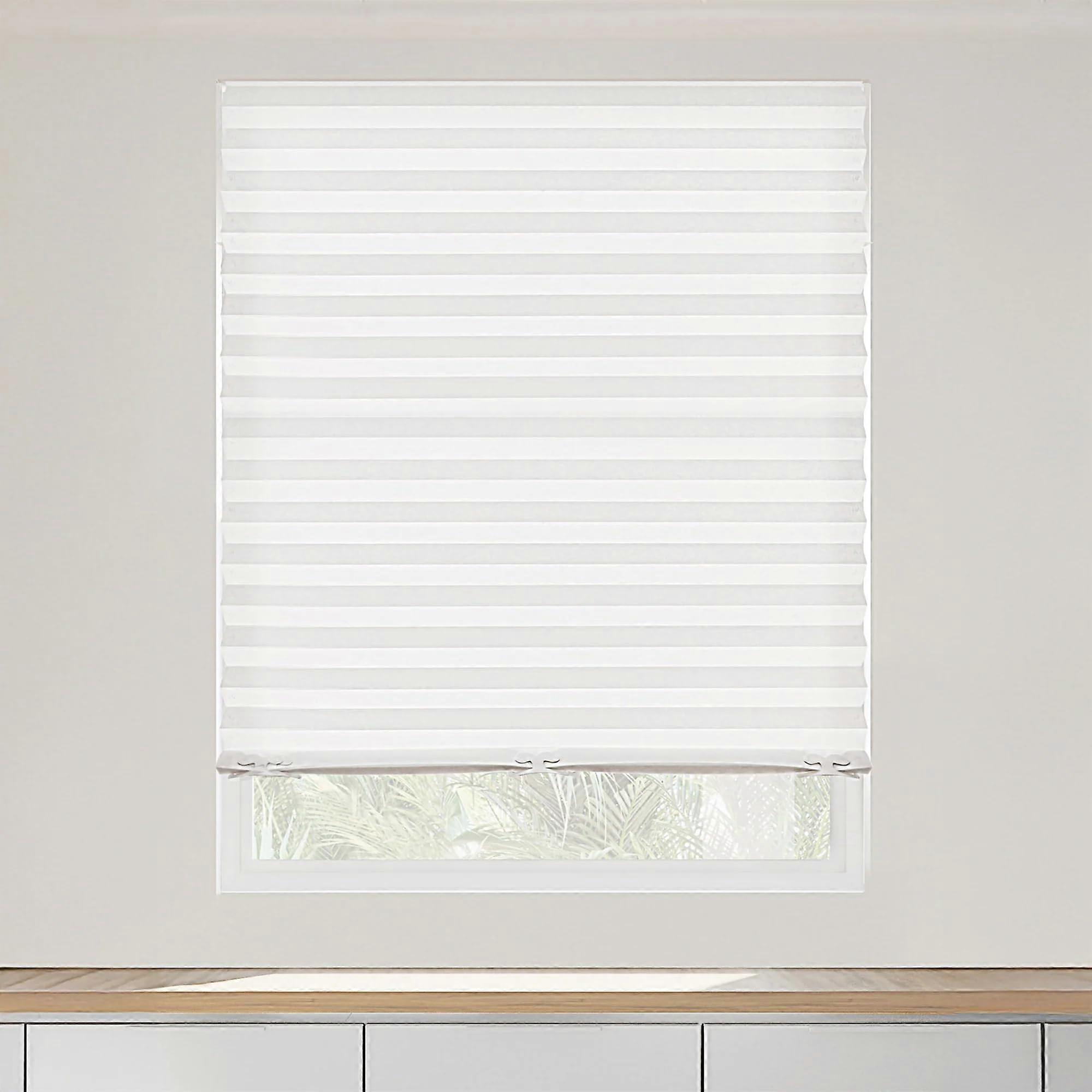 Window Shades 36" W X 72" H White - 6 Pack Temporary Blinds for Home, Window Treatments, and Blinds for Windows