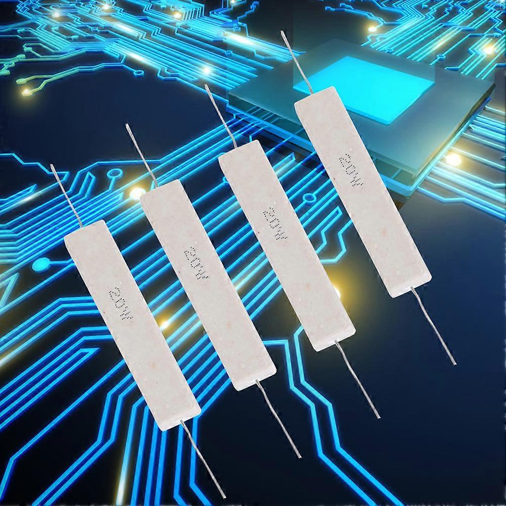 10Pcs 20W 150R Cement Resistor ±5% High Accuracy 20x10x3cm