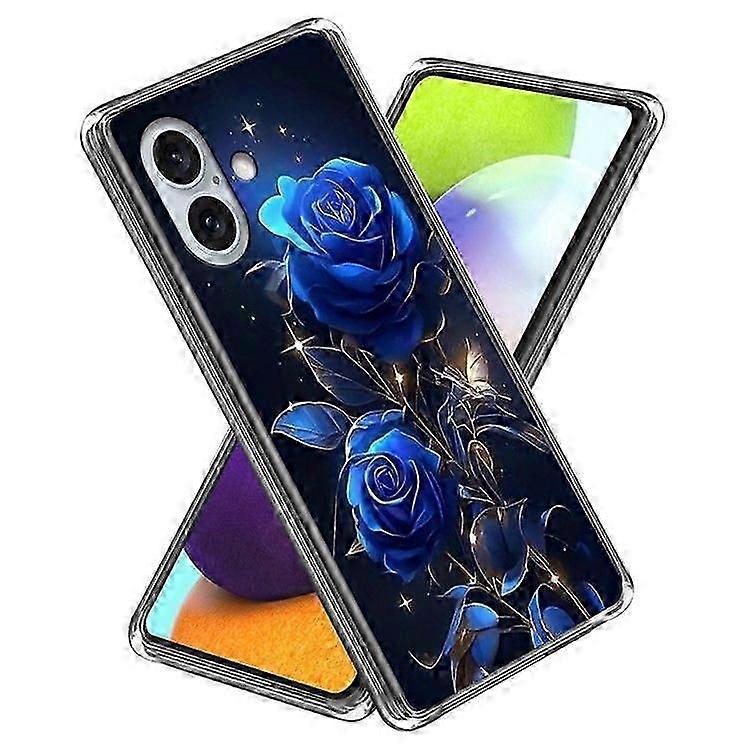 For iPhone 16 Case IMD Pattern Printing TPU Shockproof Phone Cover
