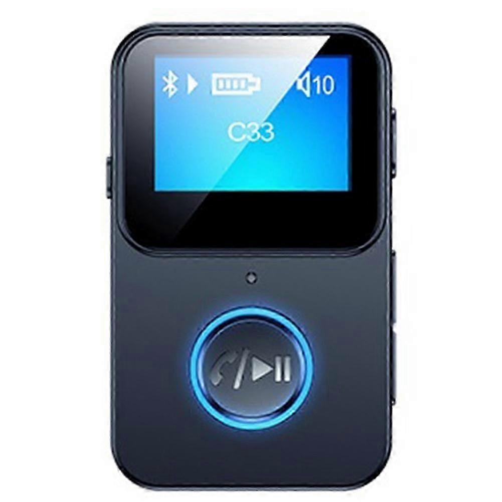 Bluetooth 5.0 Audio Receiver Adapter Bluetooth MP3 Player with Screen Support Remote Control Photog