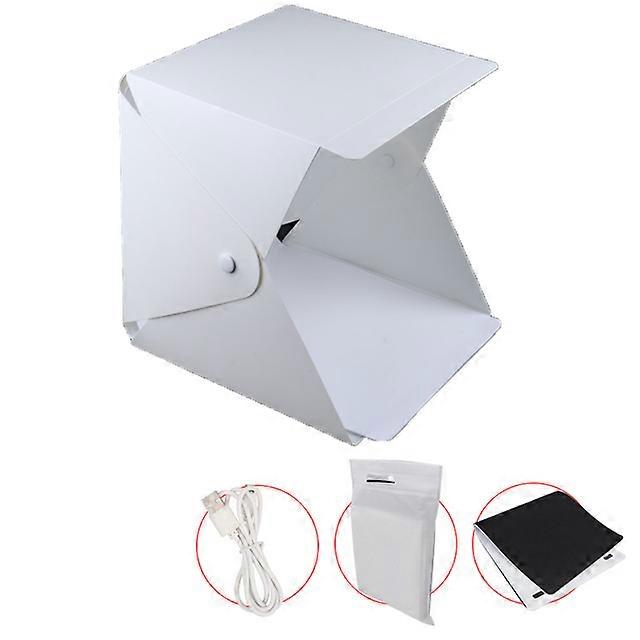 Portable Folding 23cm/9" Lightbox Photography LED Light Room Photo Studio Light Tent Soft Box Backdrops Digital DSLR Camera ND99