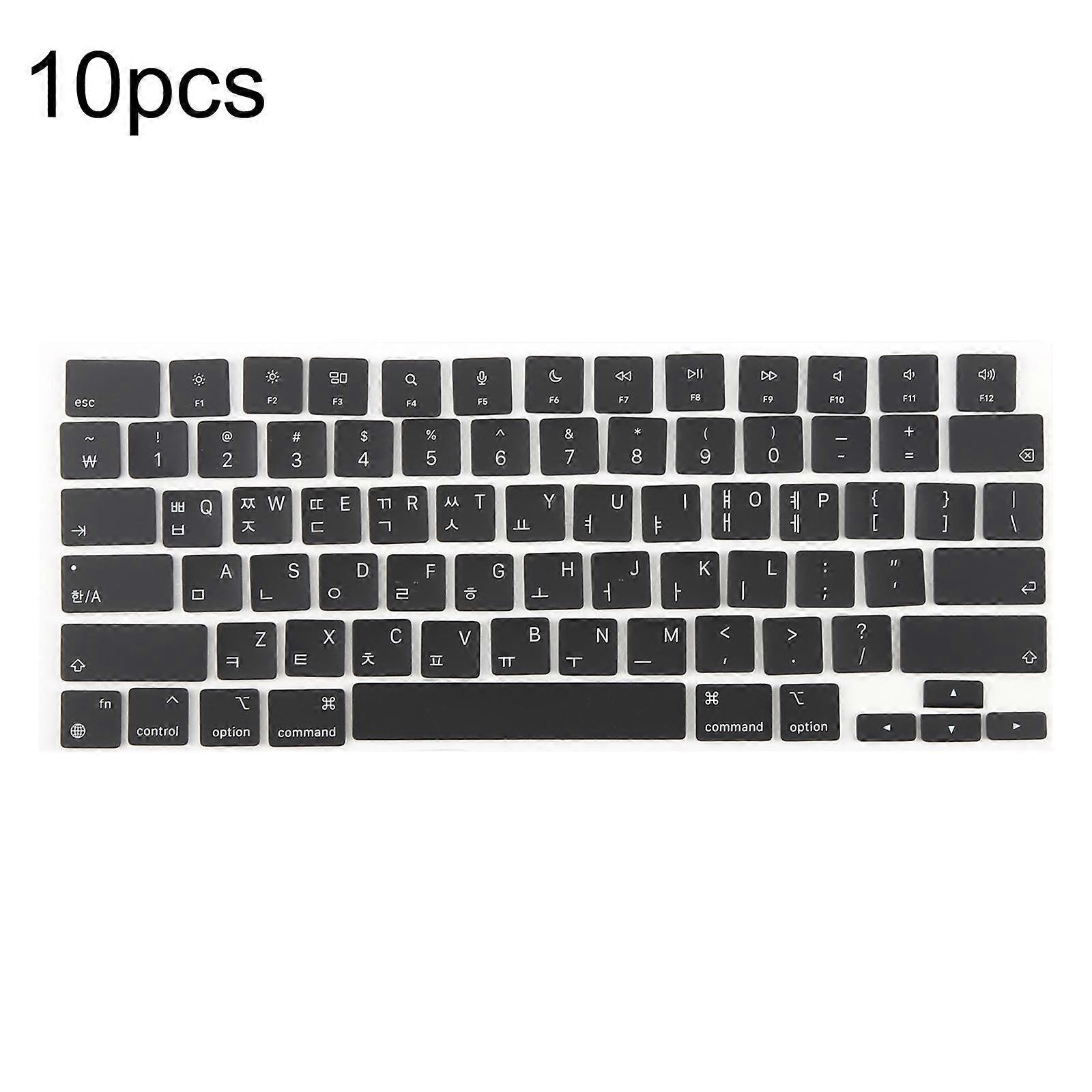 For MacBook A2681 A2941 A3113 A3114 10pcs US Small Enter Version Keycaps