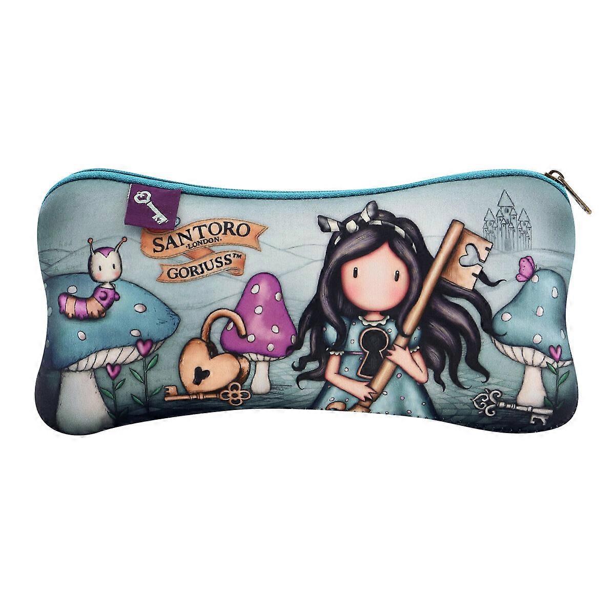 Holdall Gorjuss Curiosity Green Grey 22 x 11.3 x 1 cm