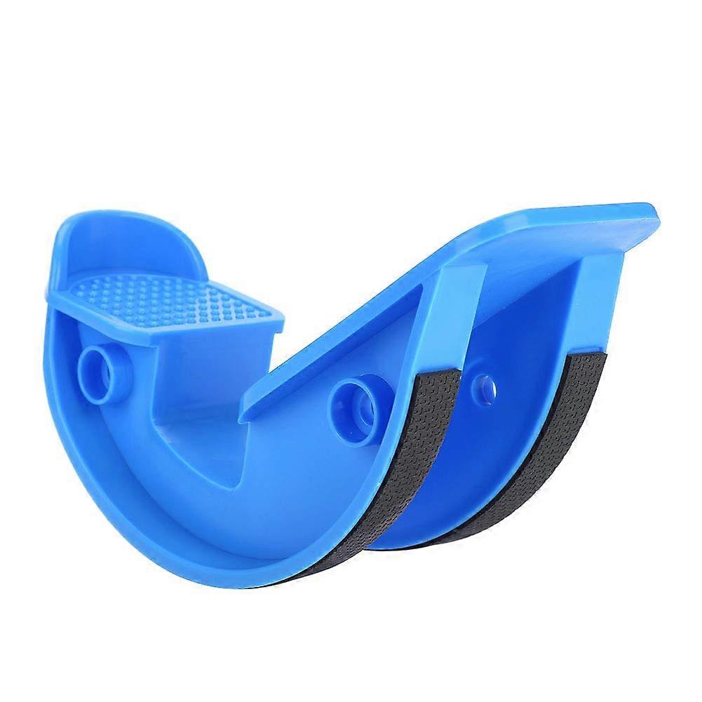 Foot Rocker Calf Stretcher for Achilles Tendinitis and Plantar Fasciitis, Ankle and Leg Muscle Stretching, Blue