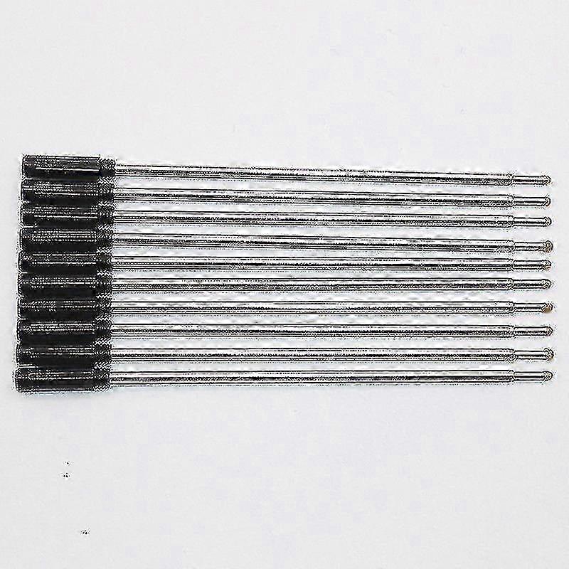10 x stylo à bille de style croix recharges d’encre noire à pointe moyenne pour une écriture fluide