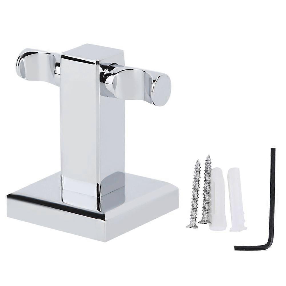 Wall Mounted Double Hooks Clothes Towel Hanging Hooks for Home Bathroom