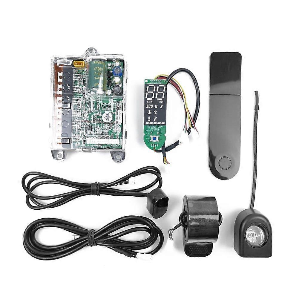 Electric scooter motherboard controller 36V motherboard controller digital display with front and rear lights compatible with M365/PRO electric scoote
