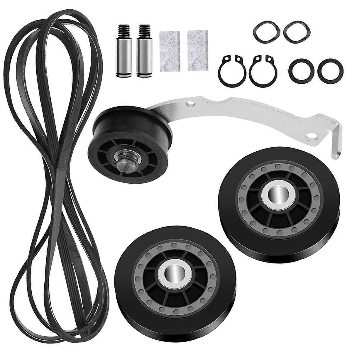 RB170002 Ombyggnadssats för torktumlare och D516792 Torktumlare Remskiva Set, passar för ADG6HRYS117TW01 ATGE9ASP115TW