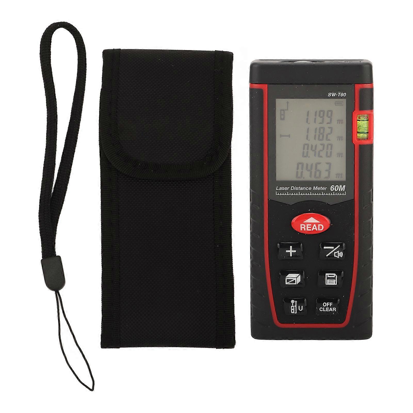 Laser Distance Meter Handheld 630‑670nm High Accuracy Infrared Laser Measurement Tool