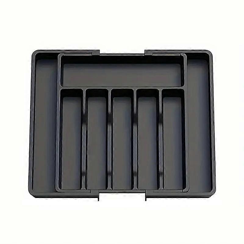 Expandable Cutlery Drawer Organizer Adjustable Kitchen Utensil Tray Compartment Flatware Storage Divider For Spoons Forks Knives