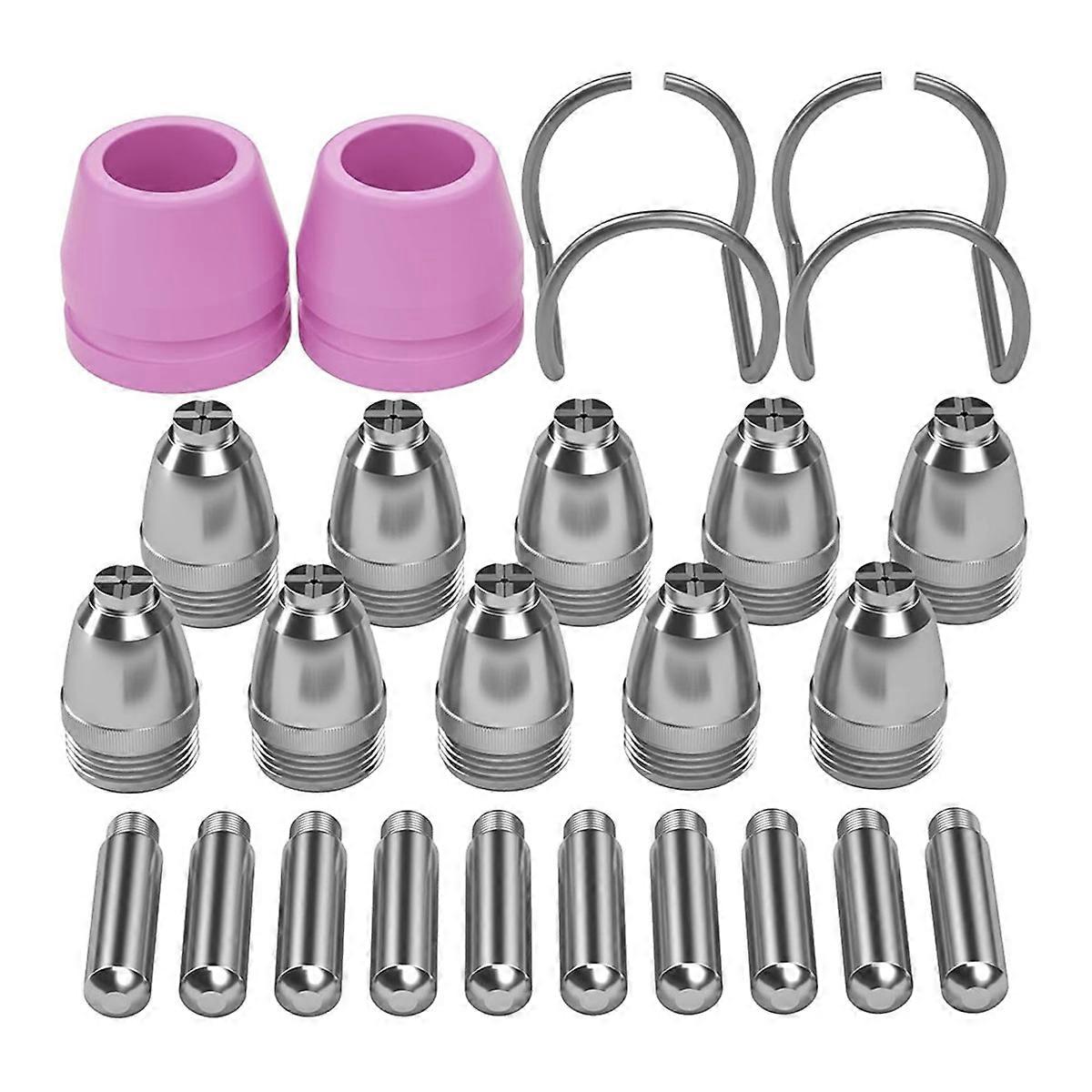 -60 Plasma Cutter Torch Consumables,for CUT55/CUT55PRO, 24 Pcs