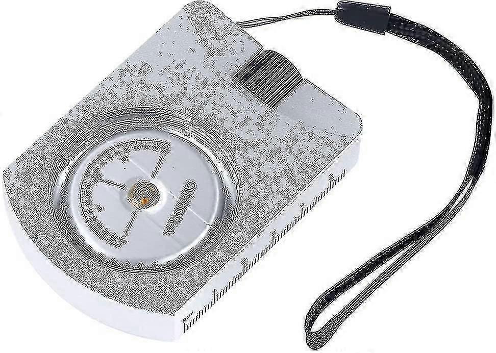 المحمولة المدمجة المهنية الألومنيوم Clinometer لقياس ارتفاع المنحدرات زوايا الفضة youxiu